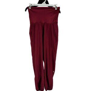 Lululemon Athletica Womens High-Waisted Burgundy Joggers Size 2